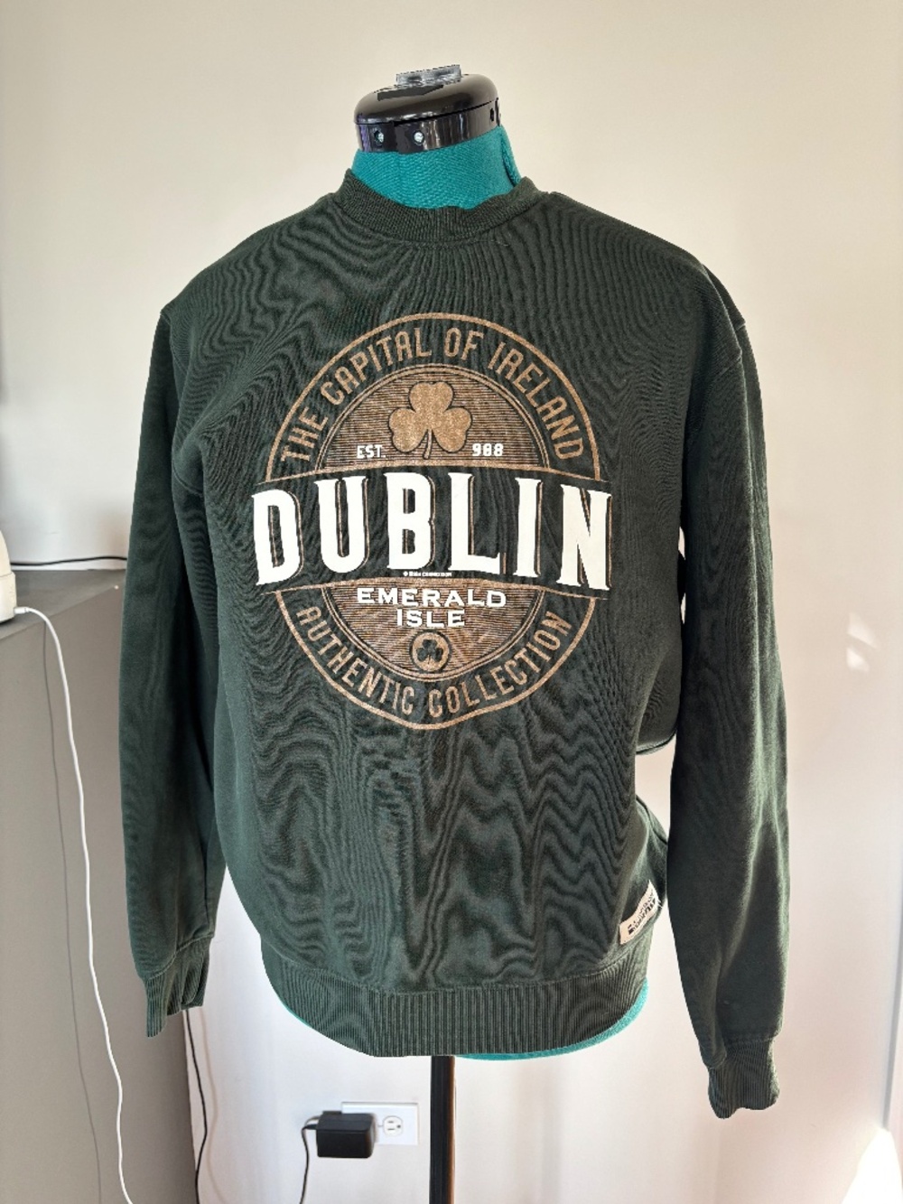 Irish Connexxion Bublin print sweatshirt, S